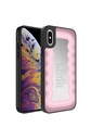Apple iPhone XS Uyumlu Kılıf Aynalı Desenli Kamera Korumalı Parlak Zore Mirror Kapak