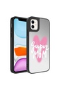 Apple iPhone 11 Uyumlu Kılıf Aynalı Desenli Kamera Korumalı Parlak Zore Mirror Kapak