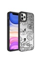 Apple iPhone 11 Pro Uyumlu Kılıf Aynalı Desenli Kamera Korumalı Parlak Zore Mirror Kapak