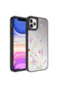 Apple iPhone 11 Pro Max Uyumlu Kılıf Aynalı Desenli Kamera Korumalı Parlak Zore Mirror Kapak