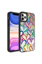 Apple iPhone 11 Pro Max Uyumlu Kılıf Aynalı Desenli Kamera Korumalı Parlak Zore Mirror Kapak