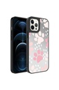 Apple iPhone 12 Pro Max Uyumlu Kılıf Aynalı Desenli Kamera Korumalı Parlak Zore Mirror Kapak