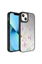 Apple iPhone 13 Uyumlu Kılıf Aynalı Desenli Kamera Korumalı Parlak Zore Mirror Kapak