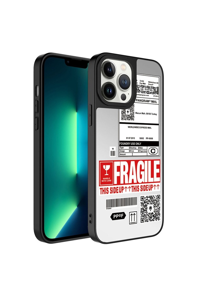 Apple iPhone 13 Pro Max Uyumlu Kılıf Aynalı Desenli Kamera Korumalı Parlak Zore Mirror Kapak