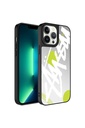 Apple iPhone 13 Pro Max Uyumlu Kılıf Aynalı Desenli Kamera Korumalı Parlak Zore Mirror Kapak