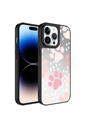 Apple iPhone 14 Pro Uyumlu Kılıf Aynalı Desenli Kamera Korumalı Parlak Zore Mirror Kapak