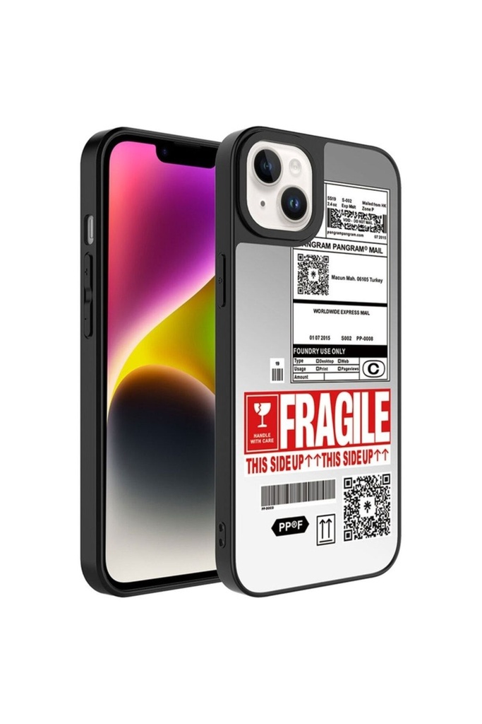 Apple iPhone 14 Plus Uyumlu Kılıf Aynalı Desenli Kamera Korumalı Parlak Zore Mirror Kapak