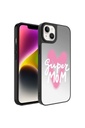 Apple iPhone 14 Plus Uyumlu Kılıf Aynalı Desenli Kamera Korumalı Parlak Zore Mirror Kapak