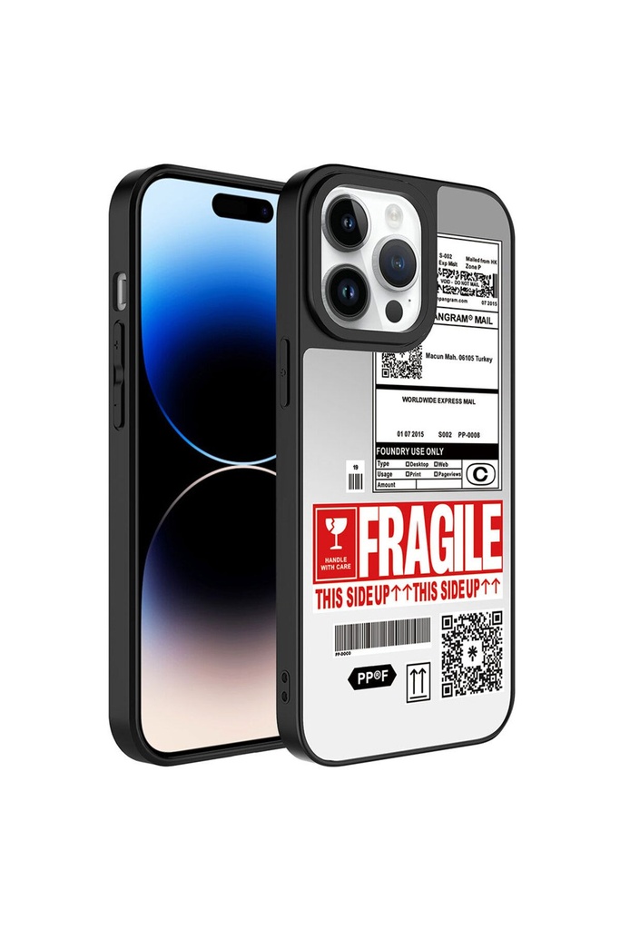 Apple iPhone 14 Pro Max Uyumlu Kılıf Aynalı Desenli Kamera Korumalı Parlak Zore Mirror Kapak
