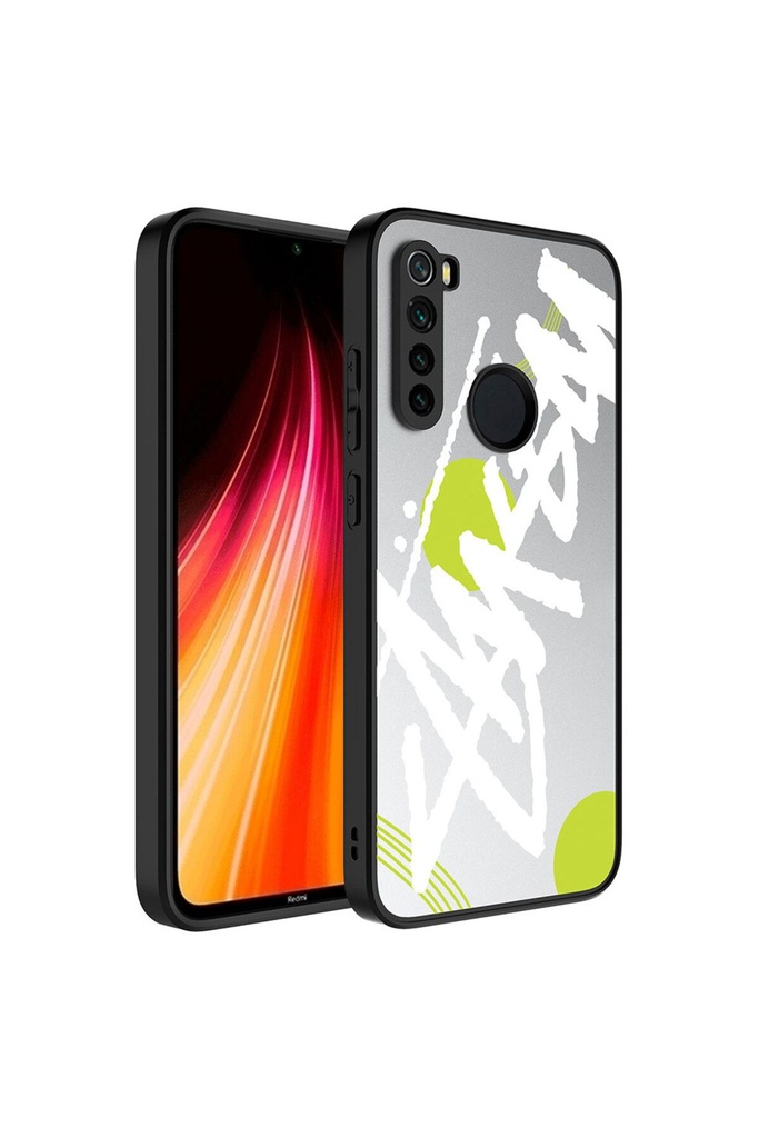 Xiaomi Redmi Note 8 Uyumlu Kılıf Aynalı Desenli Kamera Korumalı Parlak Zore Mirror Kapak