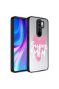 Xiaomi Redmi Note 8 Pro Uyumlu Kılıf Aynalı Desenli Kamera Korumalı Parlak Zore Mirror Kapak