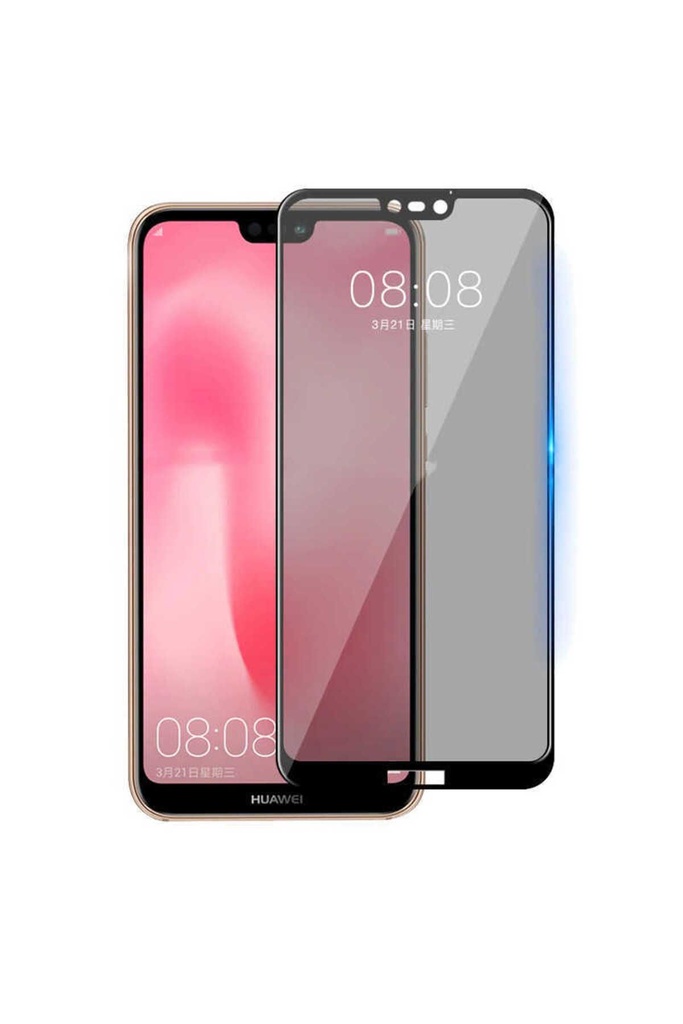 Huawei P20 Lite Uyumlu Davin 5D Privacy Cam Ekran Koruyucu