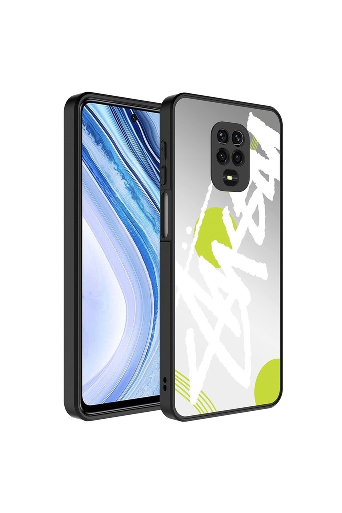 Xiaomi Redmi Note 9 Pro Uyumlu Kılıf Aynalı Desenli Kamera Korumalı Parlak Zore Mirror Kapak