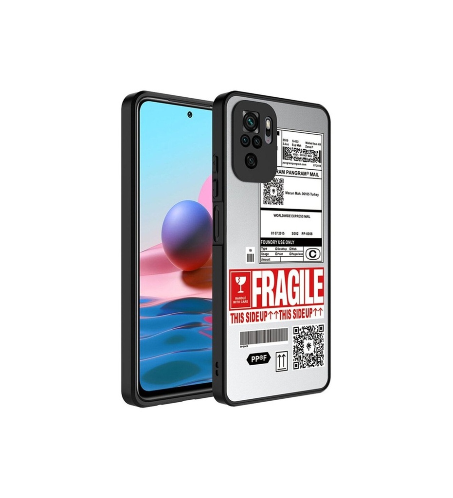 Xiaomi Redmi Note 10S Uyumlu Kılıf Aynalı Desenli Kamera Korumalı Parlak Zore Mirror Kapak