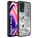 Xiaomi Redmi Note 11S Global Uyumlu Kılıf Aynalı Desenli Kamera Korumalı Parlak Zore Mirror Kapak