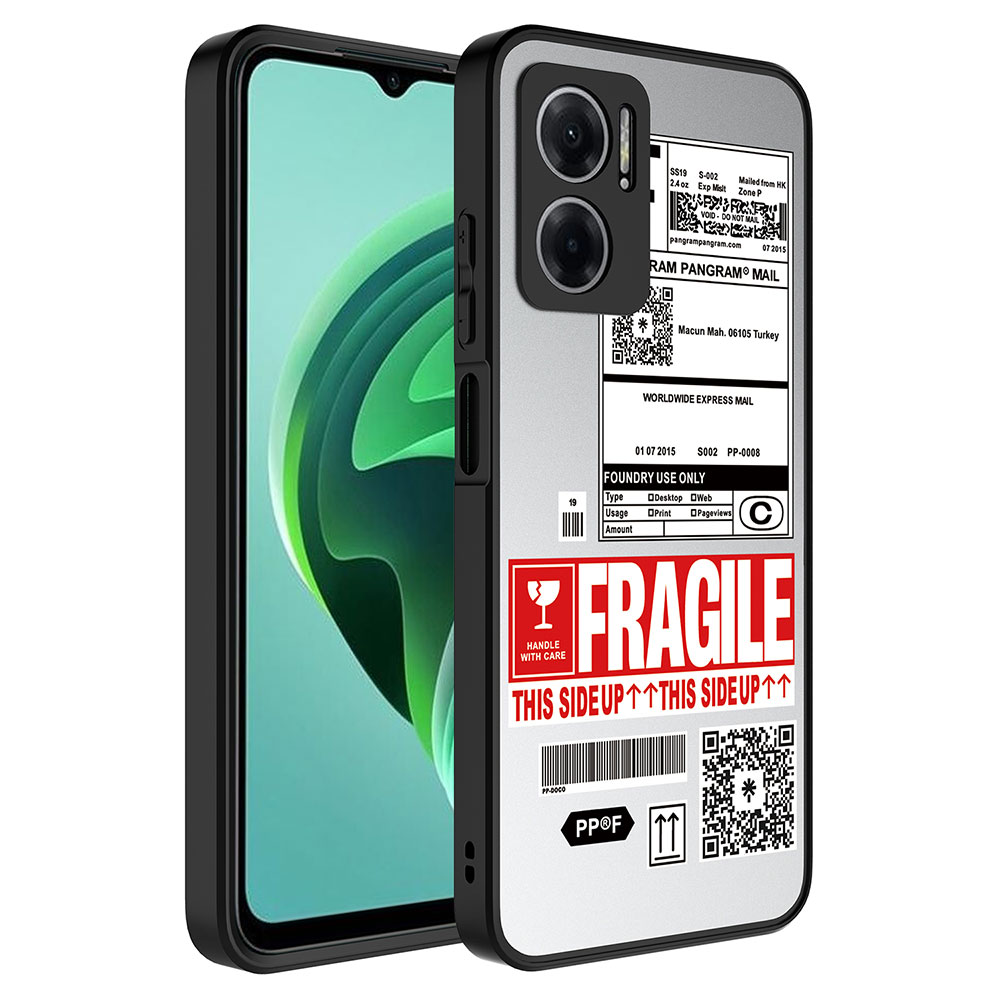 Xiaomi Redmi Note 11E Uyumlu Kılıf Aynalı Desenli Kamera Korumalı Parlak Zore Mirror Kapak