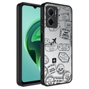 Xiaomi Redmi Note 11E Uyumlu Kılıf Aynalı Desenli Kamera Korumalı Parlak Zore Mirror Kapak