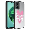 Xiaomi Redmi Note 11E Uyumlu Kılıf Aynalı Desenli Kamera Korumalı Parlak Zore Mirror Kapak