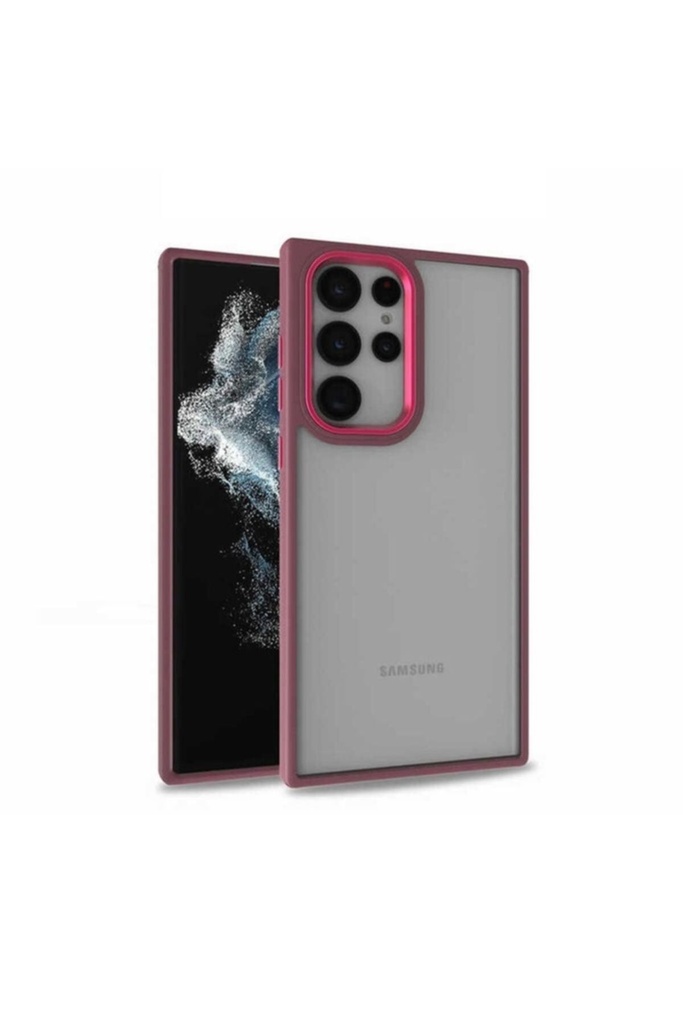 Samsung Galaxy S22 Ultra Uyumlu Kılıf Zore Flora Kapak