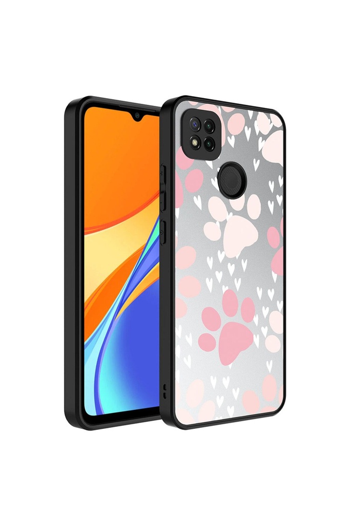 Xiaomi Redmi 9T Uyumlu Kılıf Aynalı Desenli Kamera Korumalı Parlak Zore Mirror Kapak