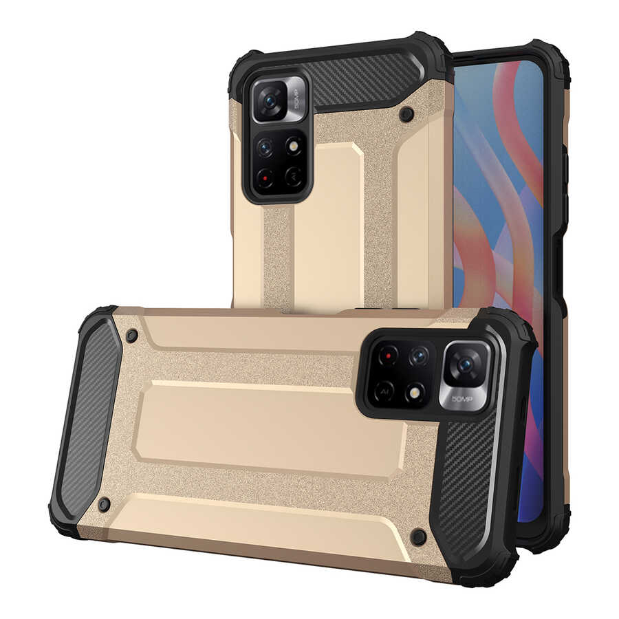 Xiaomi Redmi Note 11S Global Uyumlu Kılıf Zore Crash Silikon Kapak