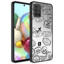 Samsung Galaxy A51 Uyumlu Kılıf Aynalı Desenli Kamera Korumalı Parlak Zore Mirror Kapak