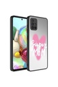 Samsung Galaxy A51 Uyumlu Kılıf Aynalı Desenli Kamera Korumalı Parlak Zore Mirror Kapak