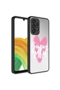 Samsung Galaxy A52 Uyumlu Kılıf Aynalı Desenli Kamera Korumalı Parlak Zore Mirror Kapak