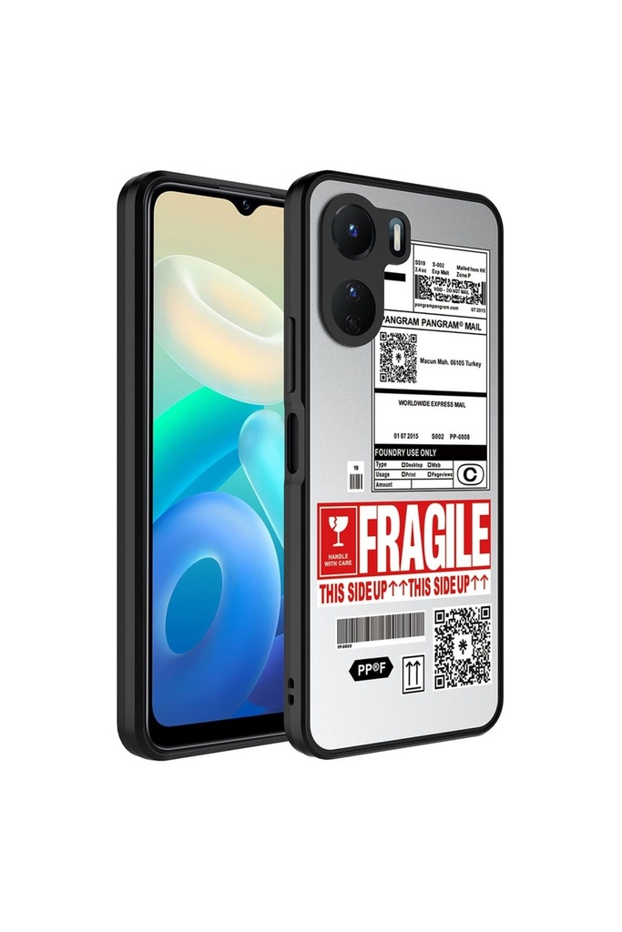 Vivo Y16 Uyumlu Kılıf Aynalı Desenli Kamera Korumalı Parlak Zore Mirror Kapak