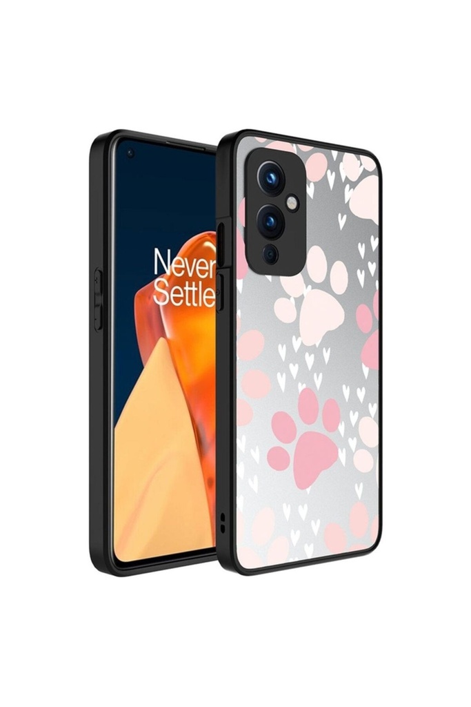 OnePlus 9 Uyumlu Kılıf Aynalı Desenli Kamera Korumalı Parlak Zore Mirror Kapak