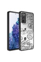 Samsung Galaxy S20 FE Uyumlu Kılıf Aynalı Desenli Kamera Korumalı Parlak Zore Mirror Kapak