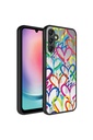 Samsung Galaxy A34 Uyumlu Kılıf Aynalı Desenli Kamera Korumalı Parlak Zore Mirror Kapak