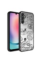 Samsung Galaxy A54 Uyumlu Kılıf Aynalı Desenli Kamera Korumalı Parlak Zore Mirror Kapak