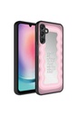 Samsung Galaxy A14 Uyumlu Kılıf Aynalı Desenli Kamera Korumalı Parlak Zore Mirror Kapak