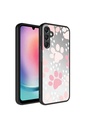 Samsung Galaxy A14 Uyumlu Kılıf Aynalı Desenli Kamera Korumalı Parlak Zore Mirror Kapak