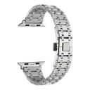 Apple Watch 44mm Uyumlu Kordon Paslanmaz Metal Çift Renkli Zore KRD-83 Kayış