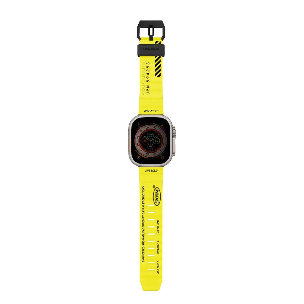 Apple Watch 42mm Uyumlu SkinArma Shokku Silikon Kordon