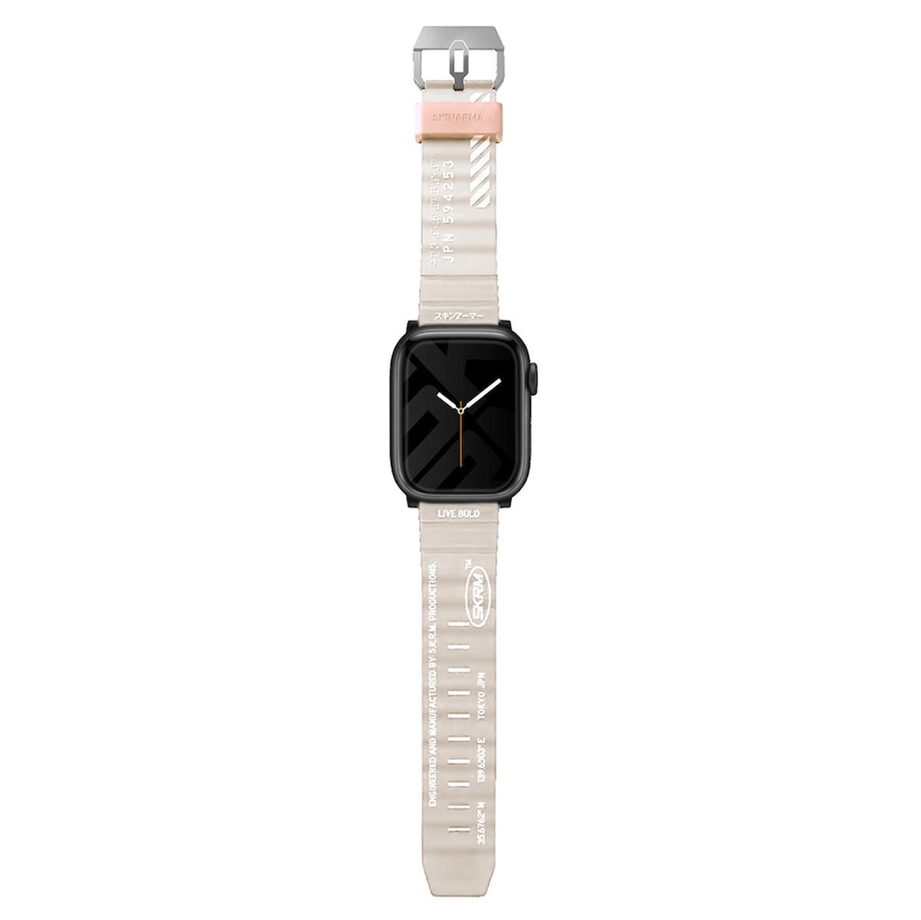 Apple Watch 42mm Uyumlu SkinArma Shokku Silikon Kordon