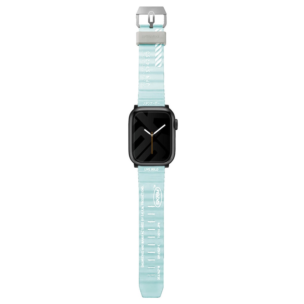 Apple Watch 42mm Uyumlu SkinArma Shokku Silikon Kordon