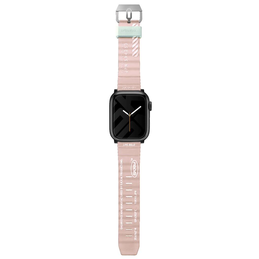 Apple Watch 42mm Uyumlu SkinArma Shokku Silikon Kordon