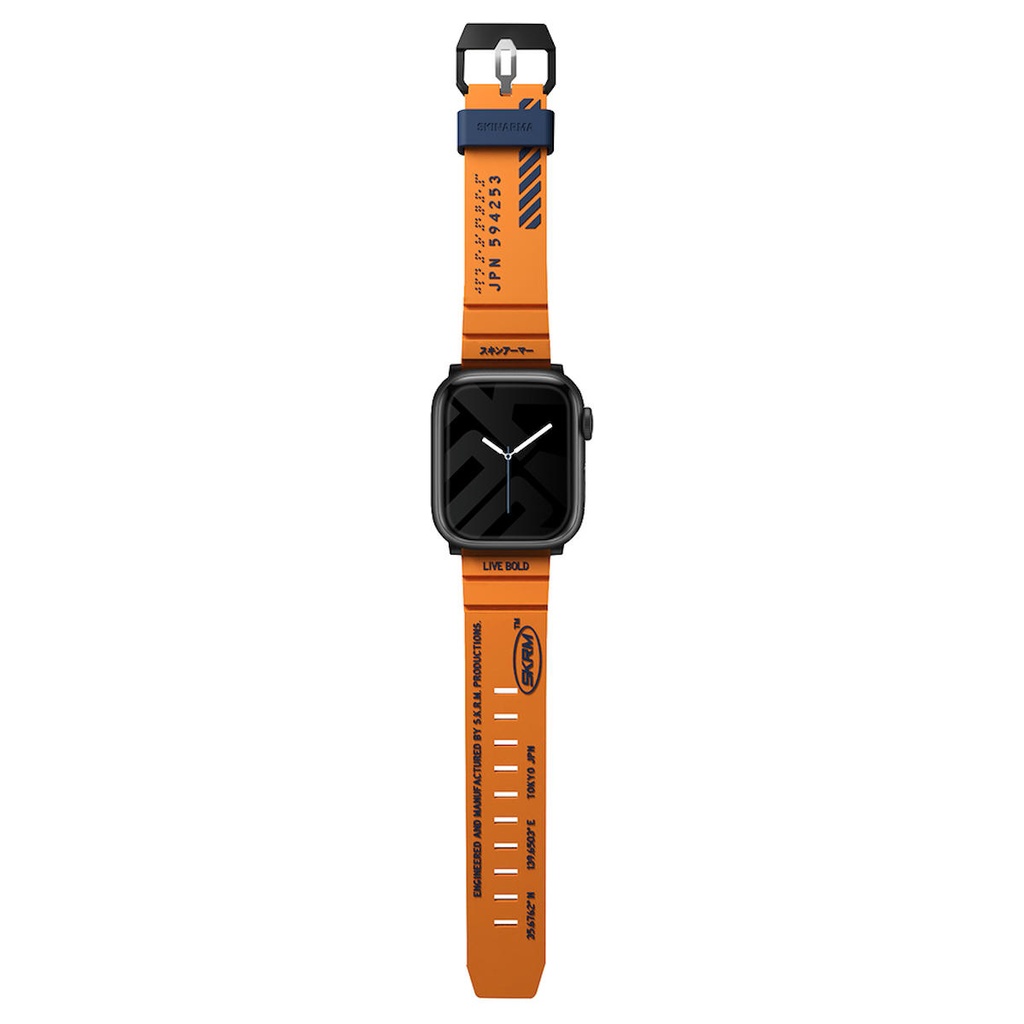 Apple Watch 42mm Uyumlu SkinArma Shokku Silikon Kordon