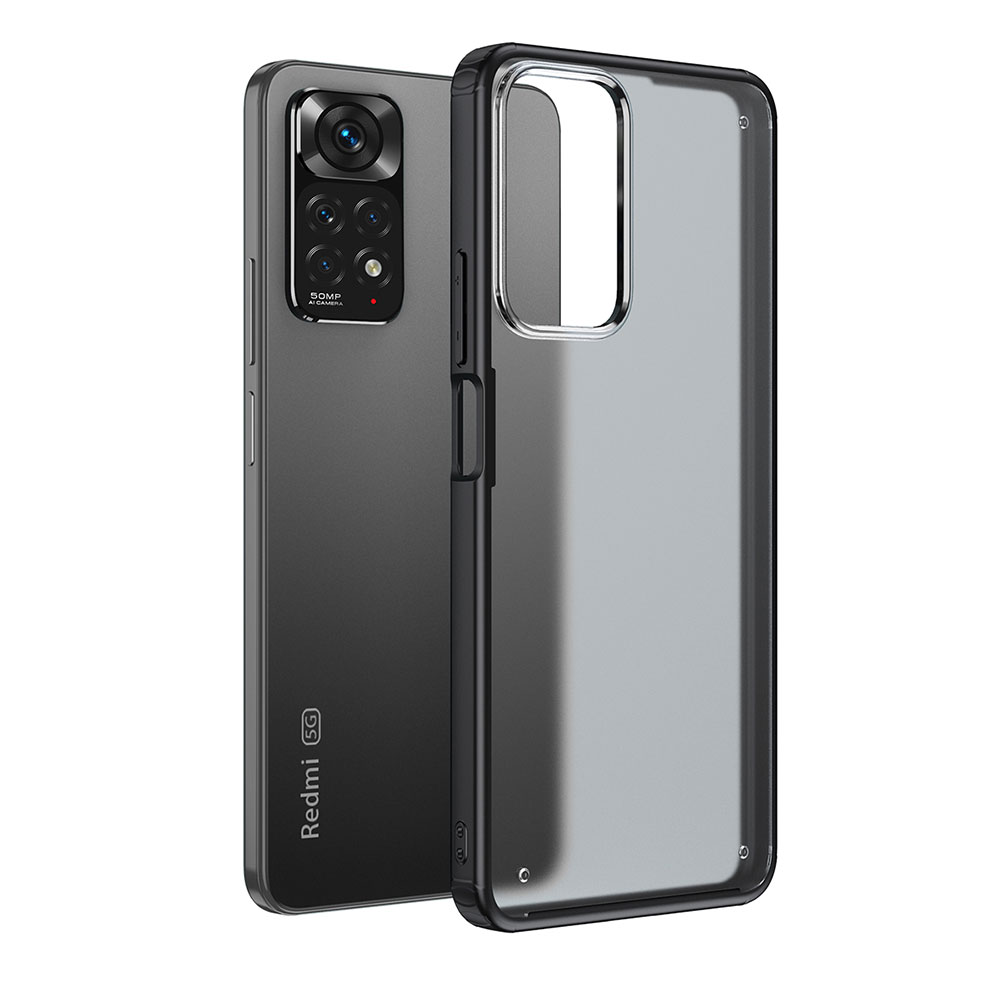 [RNZ-TA89396] Xiaomi Redmi Note 11 Pro 5G Uyumlu Kılıf Zore Volks Kapak (Siyah)