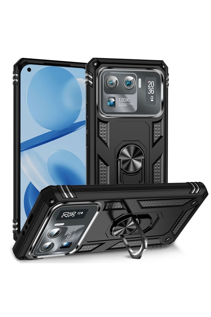 [RNZ-TA88951] Xiaomi Mi 11 Ultra Uyumlu Kılıf Zore Vega Kapak (Siyah)