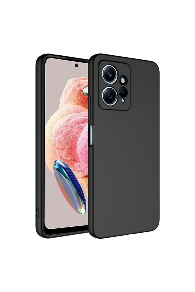 [RNZ-TA88963] Xiaomi Redmi Note 12 4G Uyumlu Kılıf Zore Mara Lansman Kapak (Siyah)