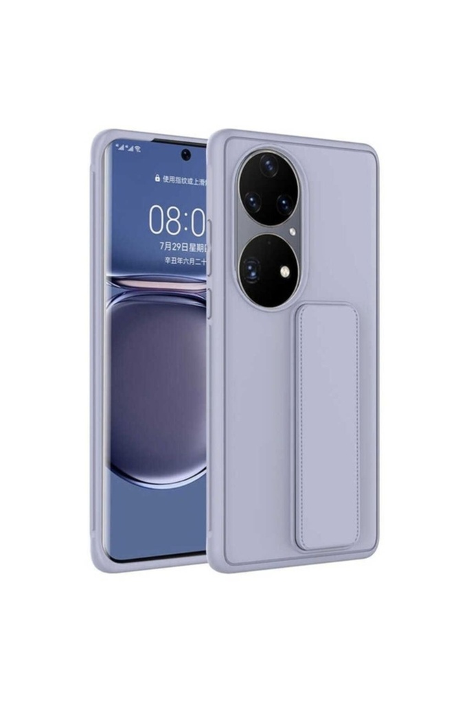 Huawei P50 Pro Uyumlu Kılıf Zore Qstand Kapak
