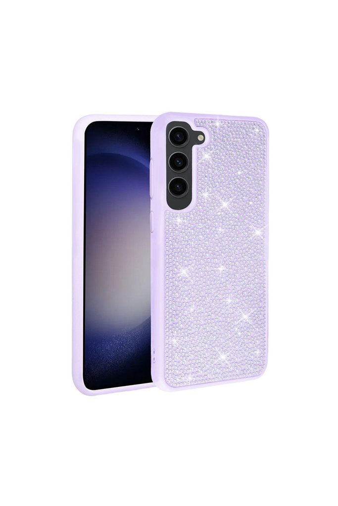 Samsung Galaxy S23 Uyumlu Kılıf Parlak Taşlı Tasarım Zore Ston Kapak