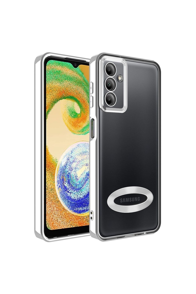 Samsung Galaxy A14 Uyumlu Kılıf Kamera Korumalı Logo Gösteren Zore Omega Kapak