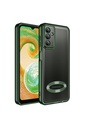 Samsung Galaxy A14 Uyumlu Kılıf Kamera Korumalı Logo Gösteren Zore Omega Kapak