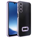 Samsung Galaxy A24 Uyumlu Kılıf Kamera Korumalı Logo Gösteren Zore Omega Kapak
