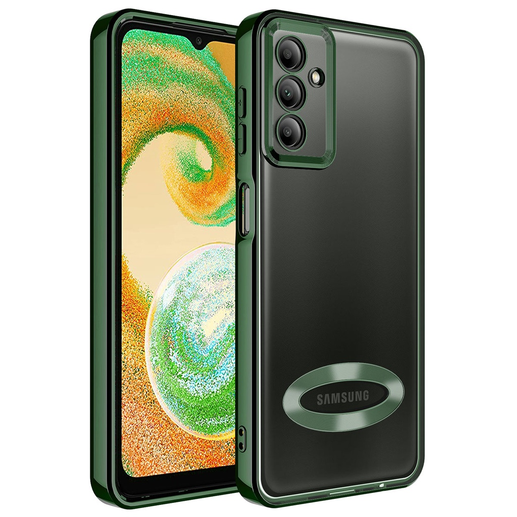 Samsung Galaxy A34 Uyumlu Kılıf Kamera Korumalı Logo Gösteren Zore Omega Kapak